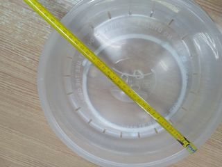 Plato cristal de microondas y tapa