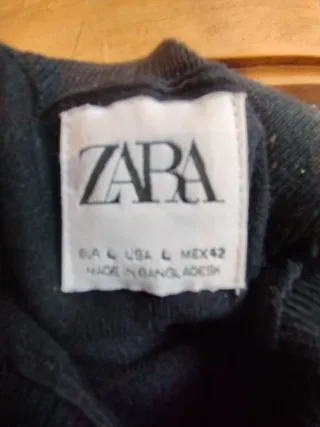 Jersey cuello alto negro