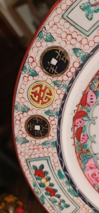 Plato Macao Vintage Simbolismo y Fortuna