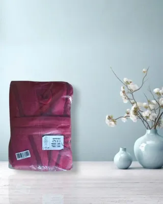 Albornoz largo polar con capucha XL Mujer