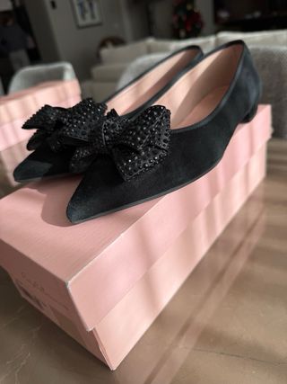 Pretty Ballerinas Lazo Negras Talla 38