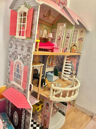 Casa de muñecas grande 114x84x27 cm