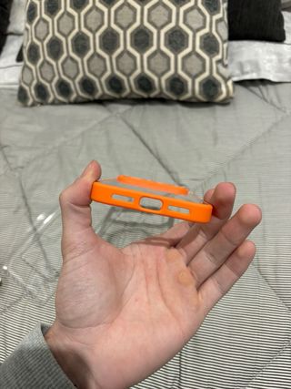 Funda iPhone Transparente Naranja