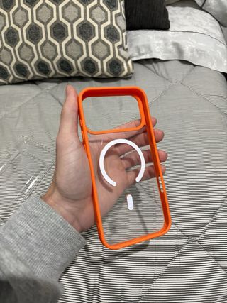 Funda iPhone Transparente Naranja