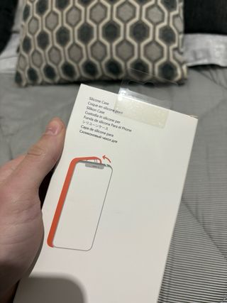 Funda iPhone Transparente Naranja