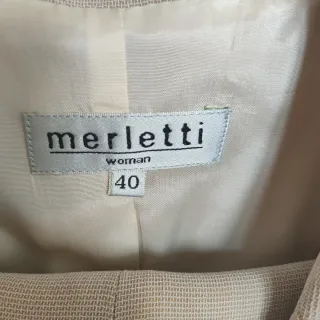 Traje Merletti Beige Talla 40