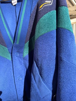 Chaqueta Puma Azul y Verde