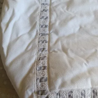 Saco Carrito Bebé Blanco con Detalles