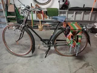 Bicicleta antigua freno de varilla