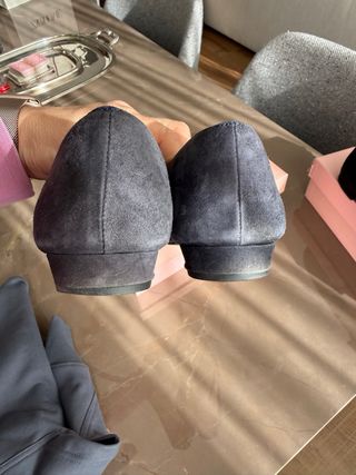 Bailarinas LK Bennett azul marino talla 38