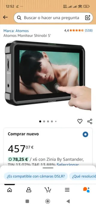 Monitor Atomos Shinobi
