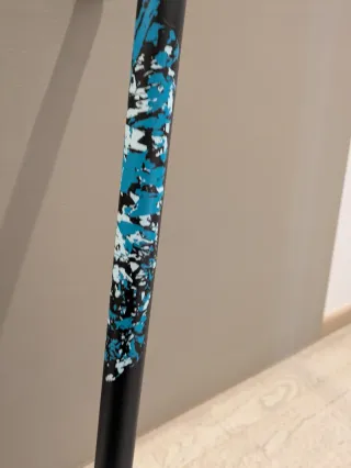 Patín freestyle azul y negro