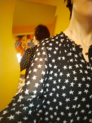 Blusa Mango Estrellas