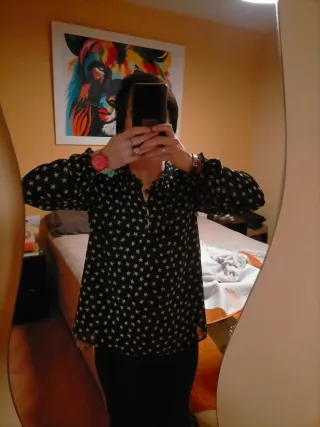 Blusa Mango Estrellas