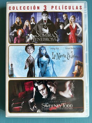 Colección 3 Películas DVD Johnny Depp