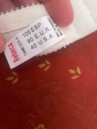 Sujetador rebeca color marfil