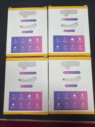 Cuatro luces LED USB Ovalada