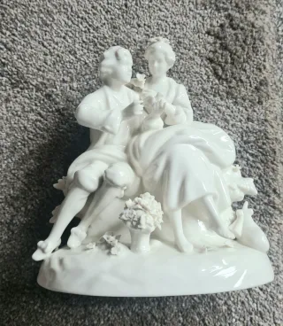 Capodimonte vintage anni 70 coppia di innamorati
