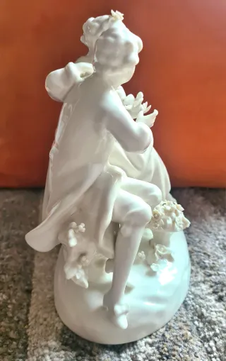 Capodimonte vintage anni 70 coppia di innamorati