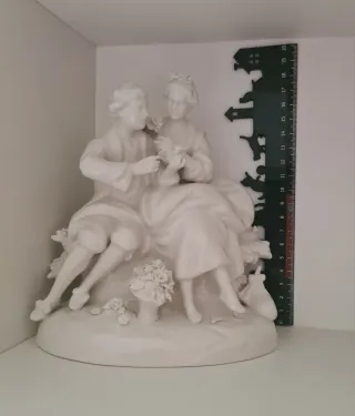 Capodimonte vintage anni 70 coppia di innamorati