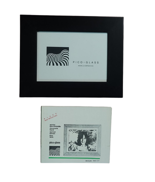 Set 3 Cornici Pico Glass 13x18 Legno Nero