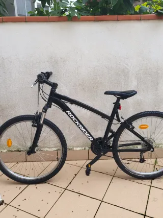 Bicicleta Rockrider Decathlon Negra