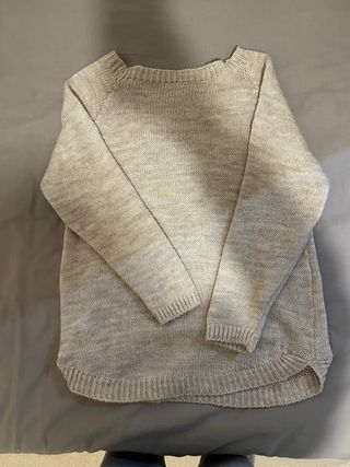 Jersey beige con ilustración