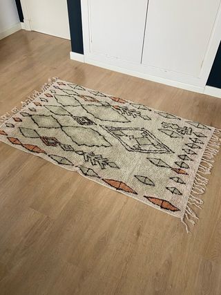 Alfombra Calma House estilo boho/bereber 155x93 cm