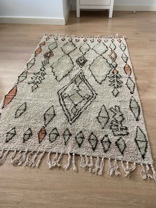 Alfombra Calma House estilo boho/bereber 155x93 cm