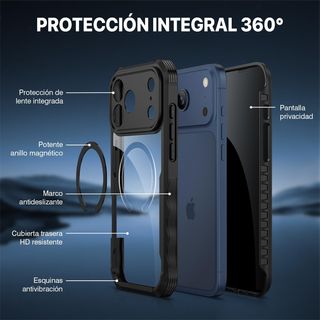iPhone 17 Pro Funda Magnética Antiespía