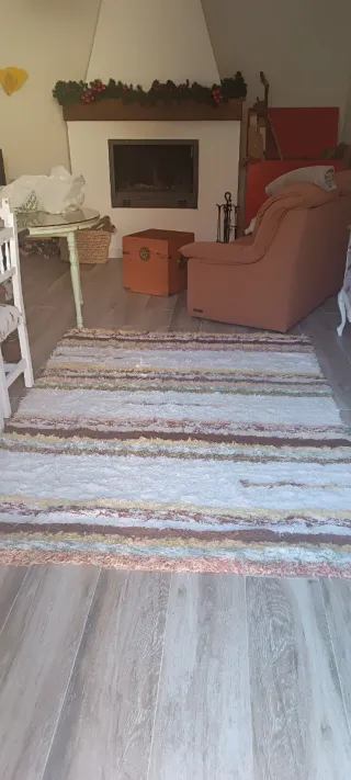 Alfombra Jarapa Algodón 2,20x1,60m Multicolor