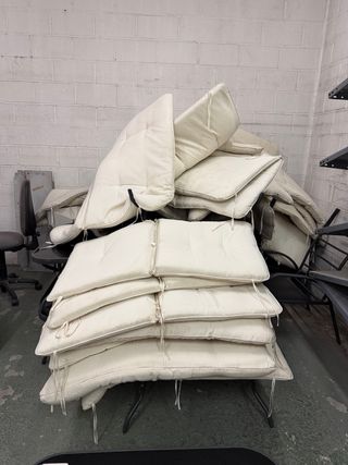 Mesa de terraza cristal y metal