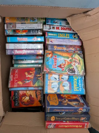 Lote Películas Disney VHS