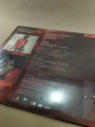 Laserdisc Michael Jackson Video Greatest Hits
