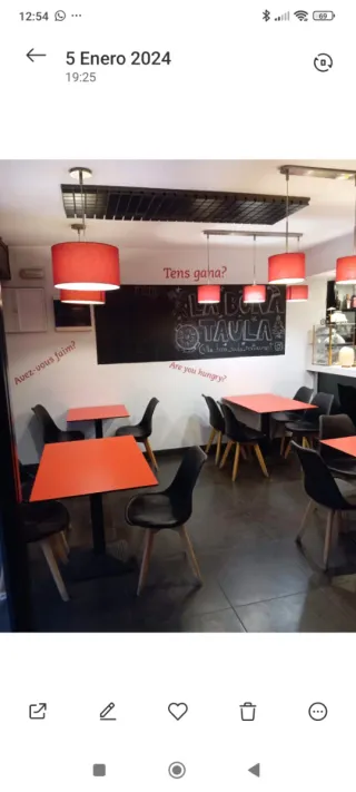 Restaurante para 100 comensales con almacén de 150