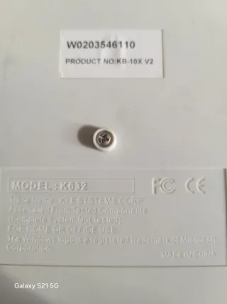 Teclado Genius K632 Beige/Blanco