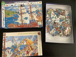 Puzzle Djeco 100 piezas Observation &  Poster