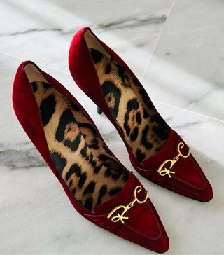 Tacones originales de  Roberto Cavalli Rojos