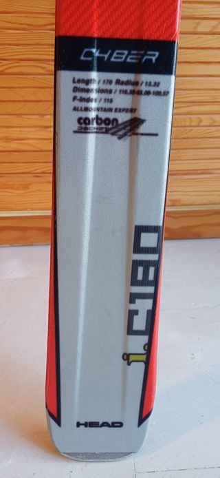 Esquís HEAD i.C180 Carbono +  Fij. Tyrolia SymPRO9