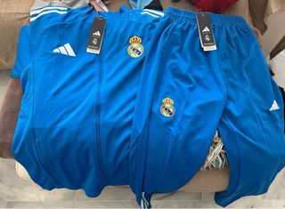 Chándal Adidas Real Madrid Azul Eléctrico