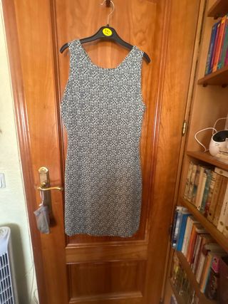 Vestido fiesta estampado talla S