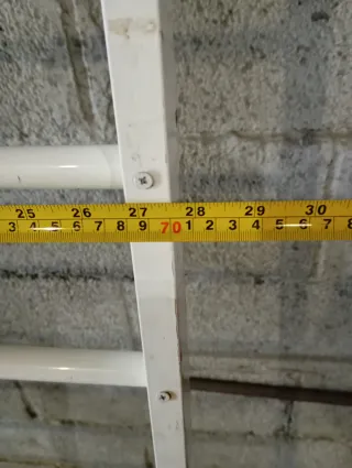 Baranda de aluminio recrecido