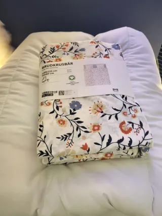 Funda nórdica SOLFIBBLA rayas grises