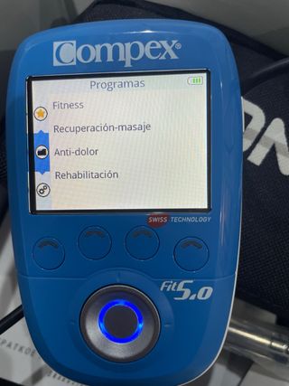 Compex Fit 5.0 Electroestimulador casi nuevo extra