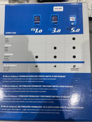 Compex Fit 5.0 Electroestimulador casi nuevo extra