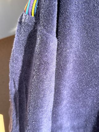 Polo vintage manga corta azul