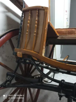 Carro de caballos  de paseo centenario funcional