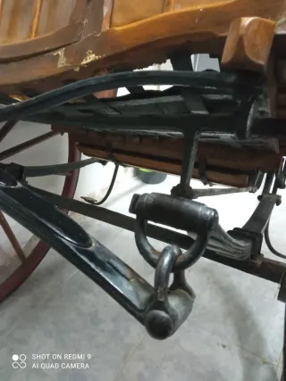 Carro de caballos  de paseo centenario funcional