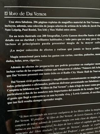 El Libro de Dai Vernon por Lewis Ganson