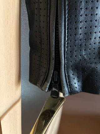 Cazadora de cuero Salsa Talla S